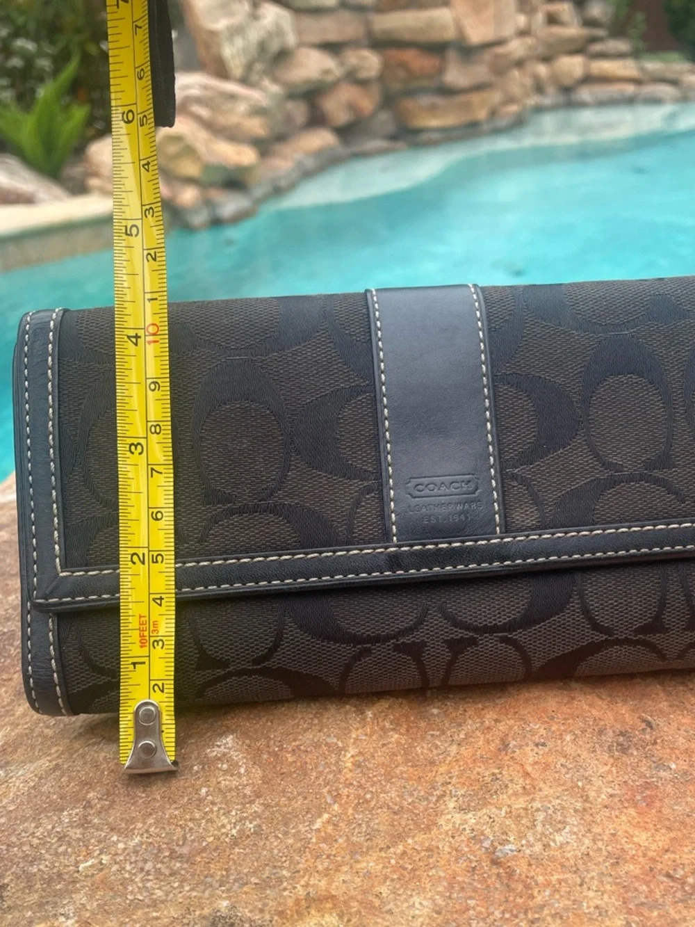 Coach Signature Slim Envelope Trifold Wallet (CSR)